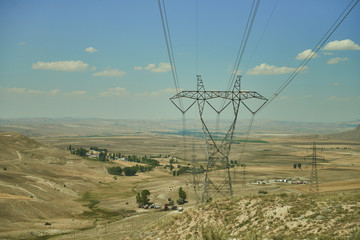 high voltage powerline