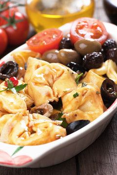 Tortellini And Olive Salad