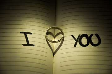 I love you with the ring