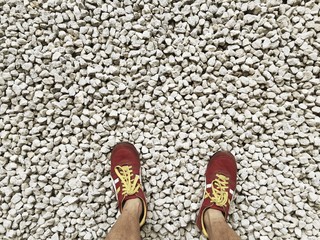stand on gravel