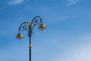 Lamp sky background