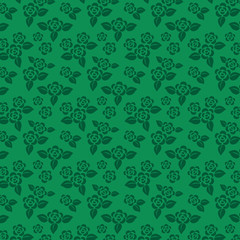Vector floral background. Seamless pattern.