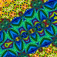 Colorful abstract fractal background