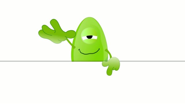 Monster Fred advertising space placeholder funny