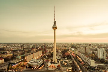 Foto auf Alu-Dibond Fernsehturm Berlin © engel.ac