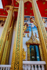 Art in temple of Thailand
