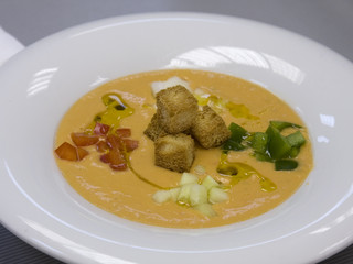 Gazpacho - a traditional cold Spanish soup