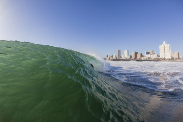 Surfing Surfer Tube Durban