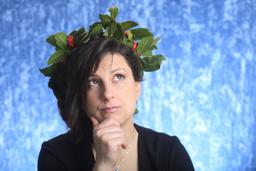 ragazza laureata