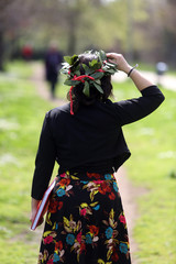 ragazza laureata