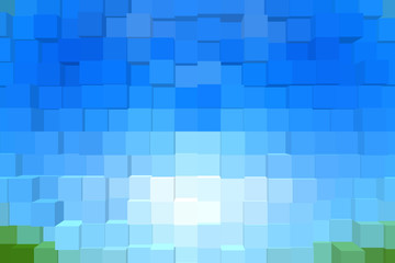 Astratto geometrico - geometria di quadrati astratti - sfondo