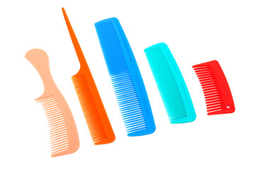 set of plastic comb