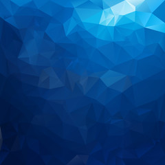 Obraz premium vector polygonal background triangular sea water