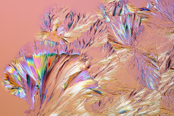 Micro Crystals in polarized Light