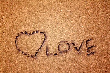 love on the sand