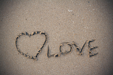 love on the sand