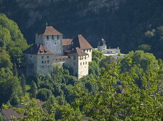 Fototapeta na wymiar Castle in Feldkirch, Vorarlberg in Austria