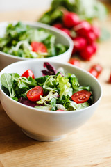 salad with tomato