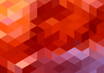 abstract red geometric background, vector