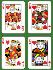 Four Kings of Hearts