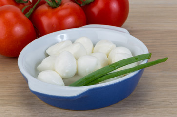 Mozzarella cheese balls