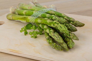Raw asparagus