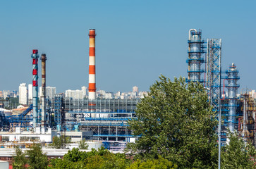 Obraz premium Oil refinery