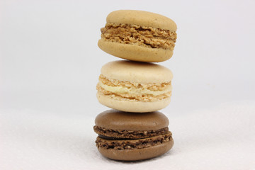 macarons café vanille chocolat