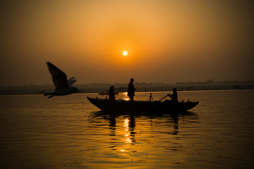 Boat trip on the Ganges