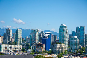 Fototapeta na wymiar Beautiful view of Vancouver, British Columbia, Canada