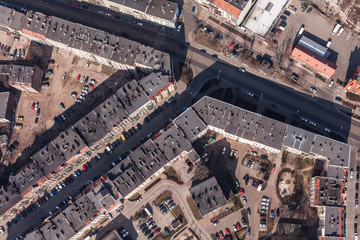 Fototapeta premium aerial view of wroclaw city in Poland
