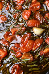 sugo con asparagi e pomodoro