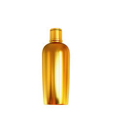Cosmetics containers, packaging isolated on white background.