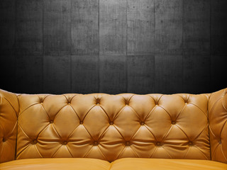 Segment Leather Sofa Upholstery With Copyspace - 80423630