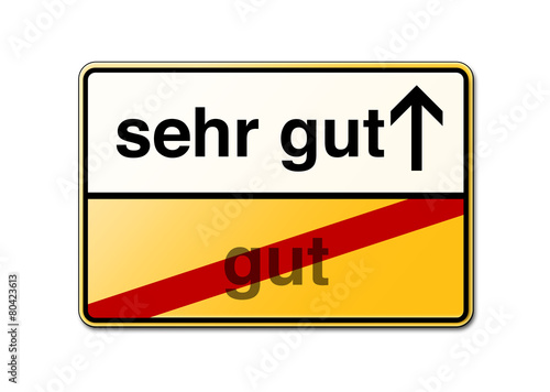 "gut Und Sehr Gut Schild" Stockfotos Und Lizenzfreie