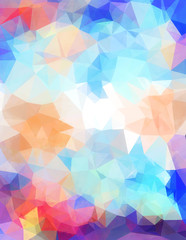 Abstract grunge triangle.