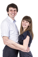 Portrait beautiful young couple