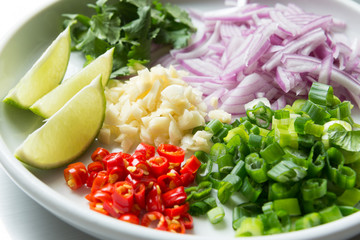 Thai spicy salad ingredient