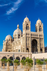 Fototapeta na wymiar Cathedral de la Major in Marseille, France