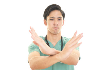 禁止の意思表示をする医師