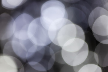 Abstract image of white bokeh from lighting