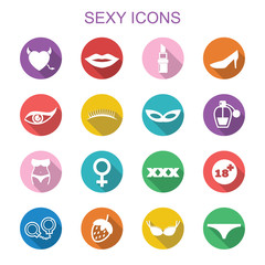sexy long shadow icons