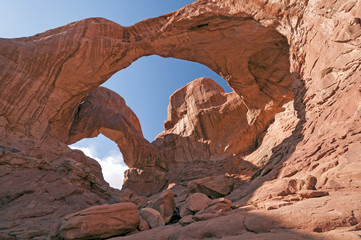 Double Arch in Late Afternoon Sun