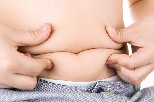 stomach of children with normal weight.