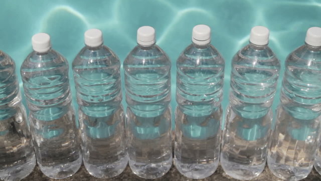 Water Bottles Liquid Background