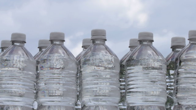 Water Bottles Clouds Time Lapse