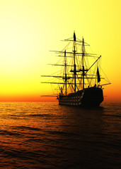 Fototapeta premium The yacht