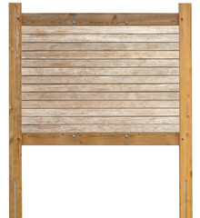 panneau d'affichage en bois naturel