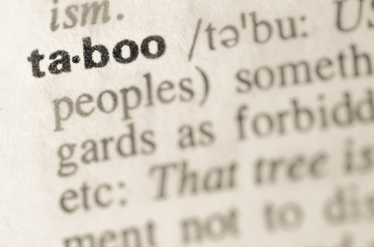 Dictionary Definition Of Word Taboo