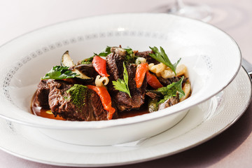 beef with vegetables